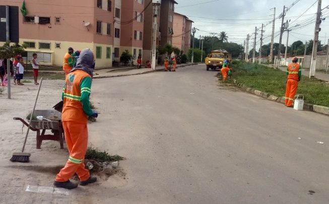 Operação da SESP já está em fase de conclusão nos conjuntos habitacionais populares limpeza sesp 653x405 - Operação da SESP já está em fase de conclusão nos conjuntos habitacionais populares