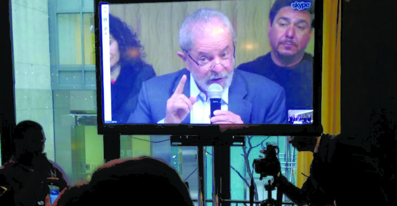PT entra com mandado de segurança para ter Lula no debate da Band Lula videoconferencia e1533744268860 780x405 - PT entra com mandado de segurança para ter Lula no debate da Band