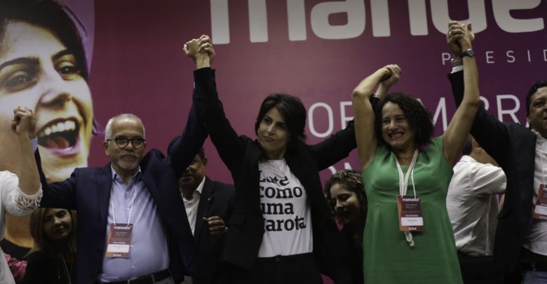 PCdoB confirma candidatura de Manuela d’Ávila à Presidência PC do B lançamento candidatura 780x405 - PCdoB confirma candidatura de Manuela d’Ávila à Presidência