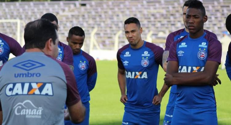 Bahia encara hoje o Atlético Cerro por vaga na 3ª fase da Sul-Americana treino do Bahia no uruguai 750x405 - Bahia encara hoje o Atlético Cerro por vaga na 3ª fase da Sul-Americana