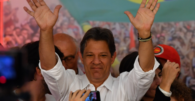 'Nosso país merece o melhor', diz Haddad em post de 'boa sorte' para Bolsonaro csm haddad nelson almeida AFP cc7f4da17e 780x405 - 'Nosso país merece o melhor', diz Haddad em post de 'boa sorte' para Bolsonaro