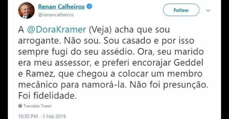 Renan acusa jornalista de assédio e expõe intimidades nas redes sociais renan 780x405 - Renan acusa jornalista de assédio e expõe intimidades nas redes sociais