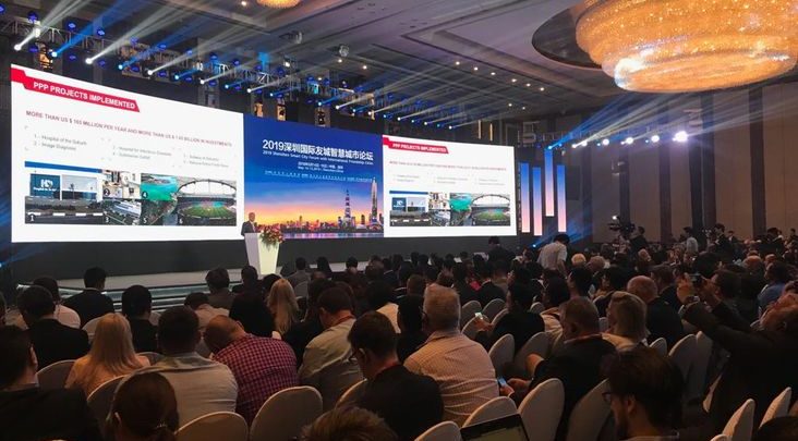Em fórum na China, Rui Costa palestra sobre transformação digital da Bahia palestra de Rui na China 732x405 - Em fórum na China, Rui Costa palestra sobre transformação digital da Bahia